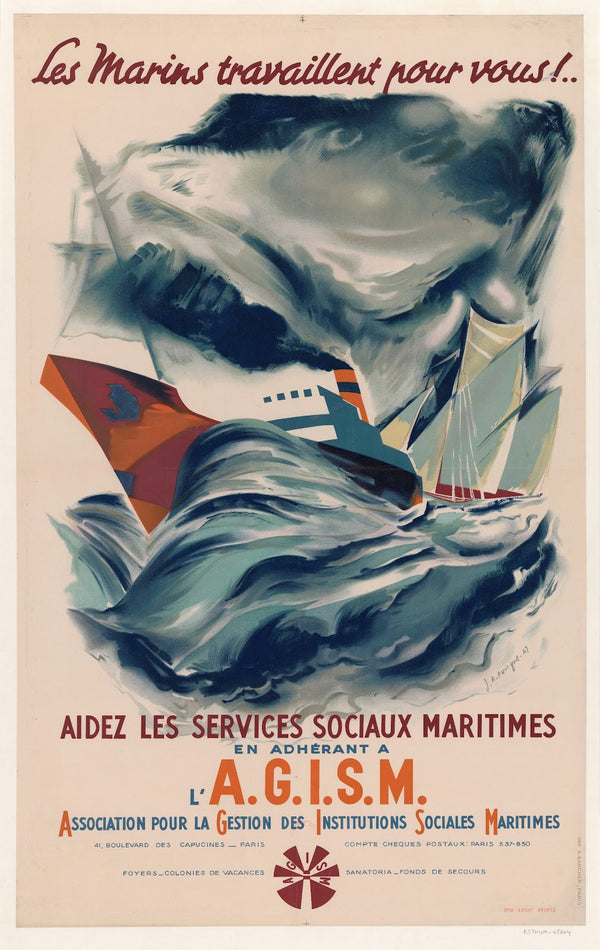 Les marins travaillent pour vous aidez les services sociaux maritimes en adhéra