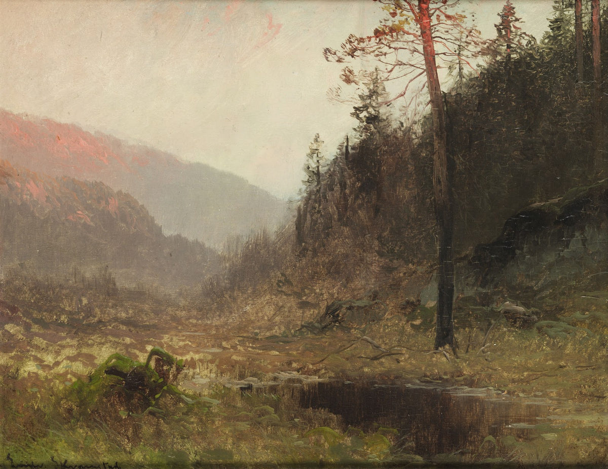 Herbstlandschaft im Abendlicht