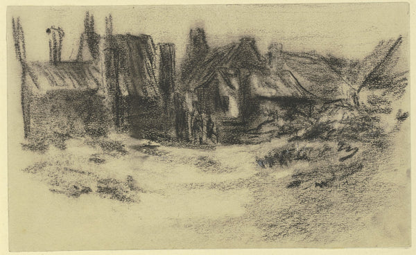 Houses in a fishing village