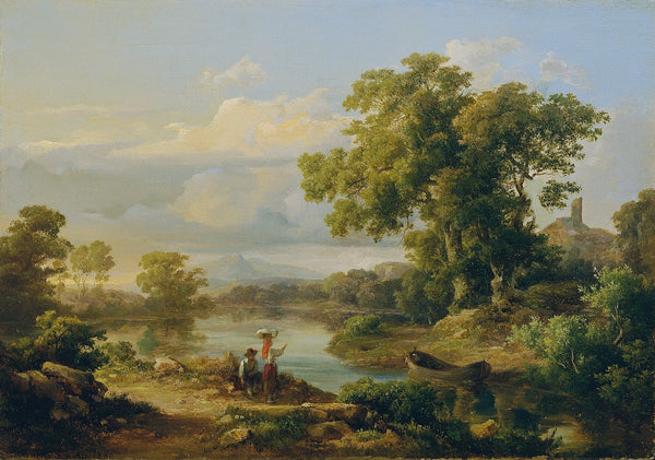 Frühling am Fluss 1860