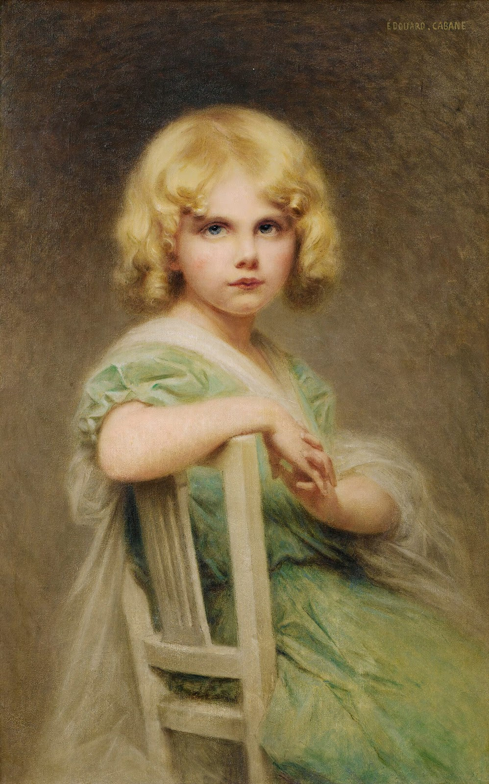 Portrait of Eva daughter of the painter