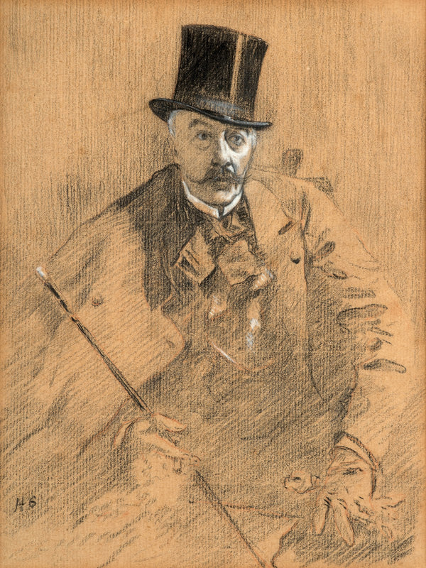 Portrait of the painter Alfred Stevens