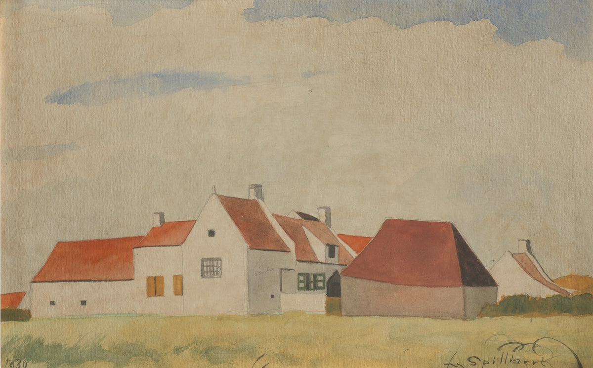 Boerderij nabij de Nukkerwijk Sas Slijkens 1930