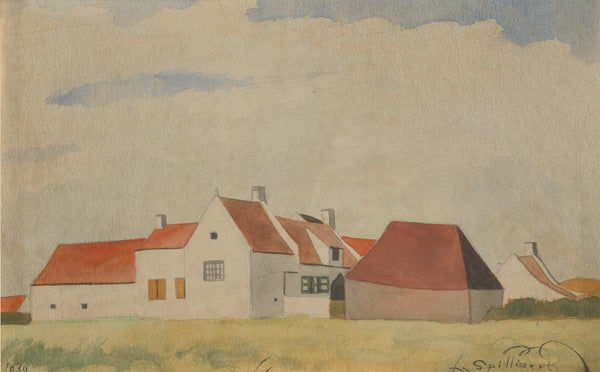 Boerderij nabij de Nukkerwijk Sas Slijkens 1930