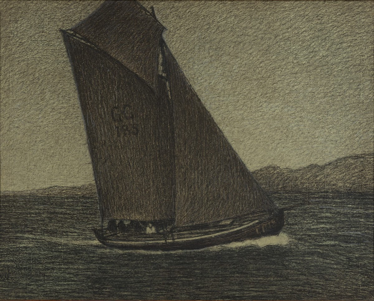 Fishing Boat Tacking 1905