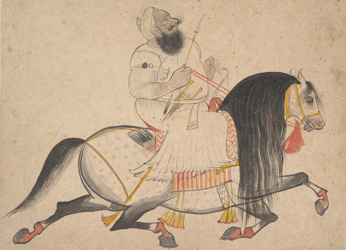 Equestrian Portrait of a Noble ca 1775