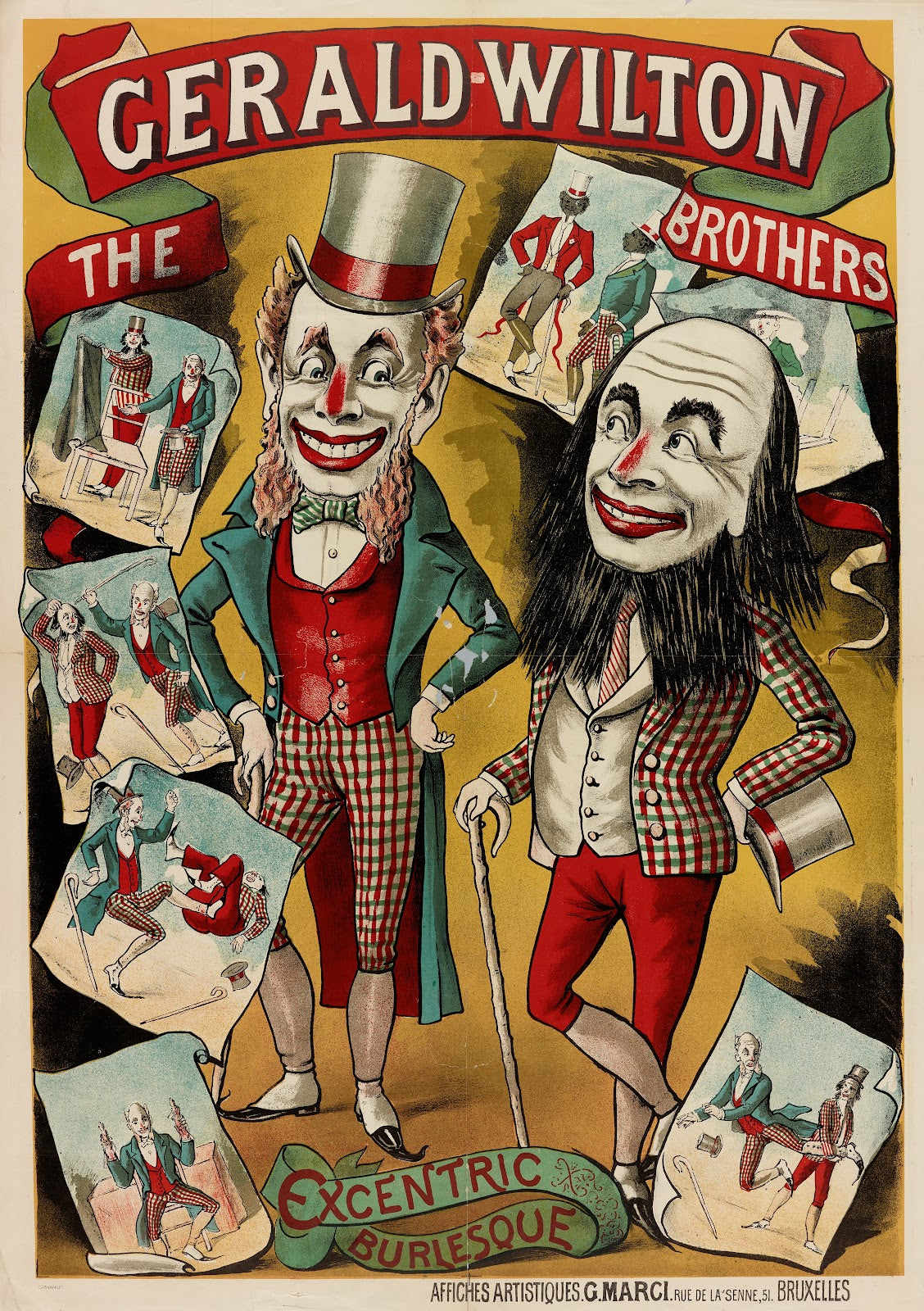 Gerald Wilton The Brothers Excentric Burlesque 1880 1900