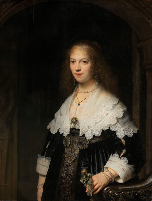 Portrait of a Woman Possibly Maria Trip 1639