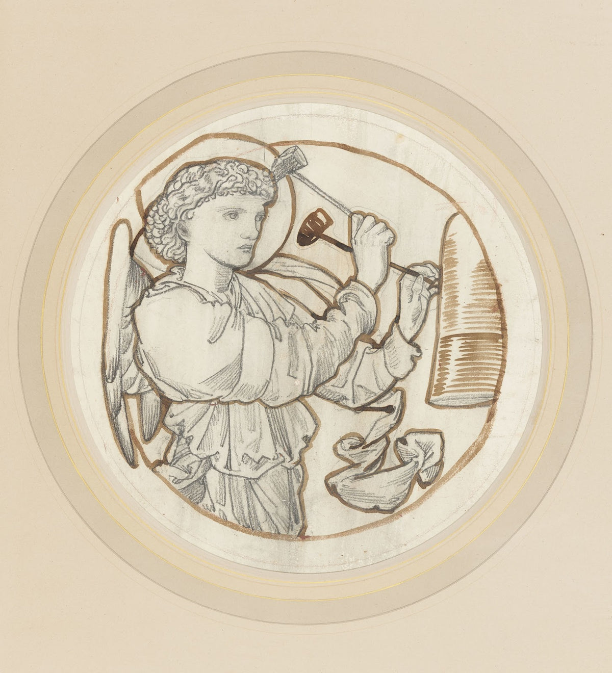 Angel Playing on Bells