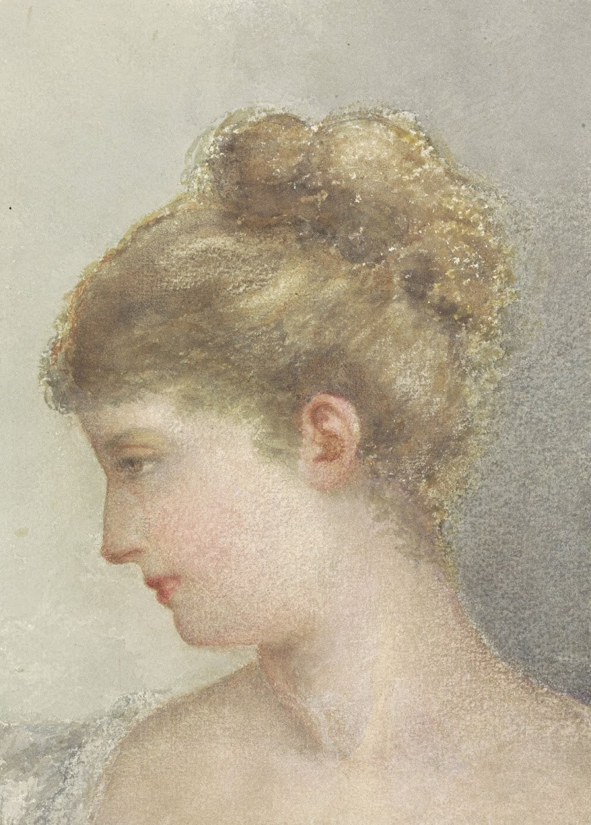 Hoofd van een vrouw en profil naar links 1837 1900