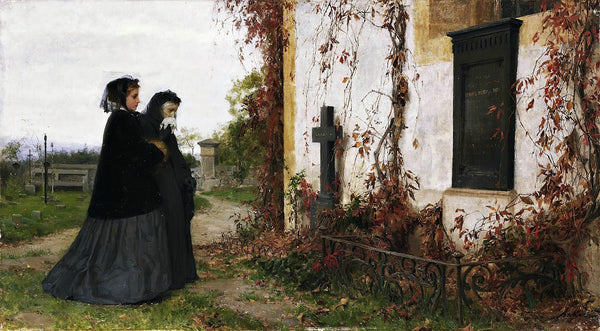 At The Cemetery 1872