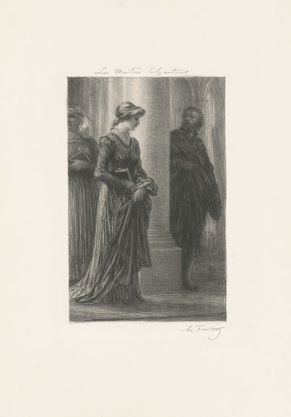 Les maîtres chanteurs de Nuremberg Acte Ire Rencontre de Walther et dEva 1905