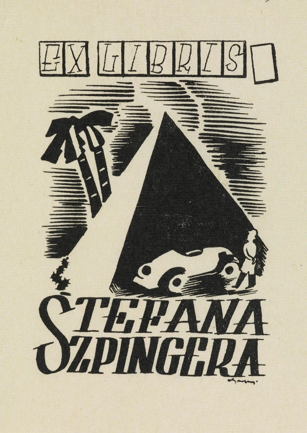 Ex libris Stefana Szpingera 1942