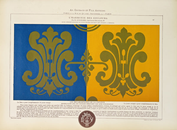Lharmonie des couleurs Pl121 1880