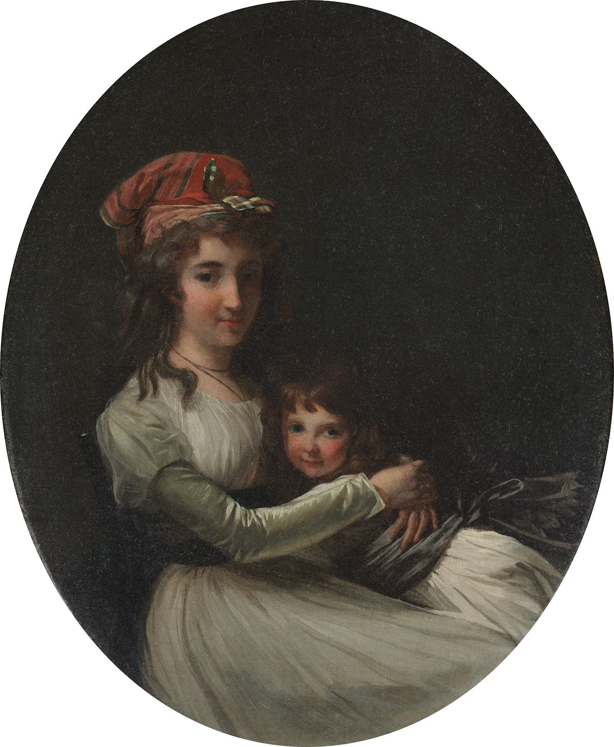 Portrait of a Mother and Daughter c 1794 95