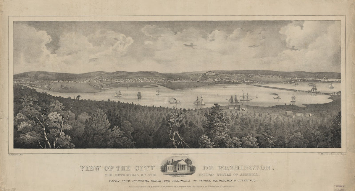 View of the city of Washington the metropolis of the United States of America 18
