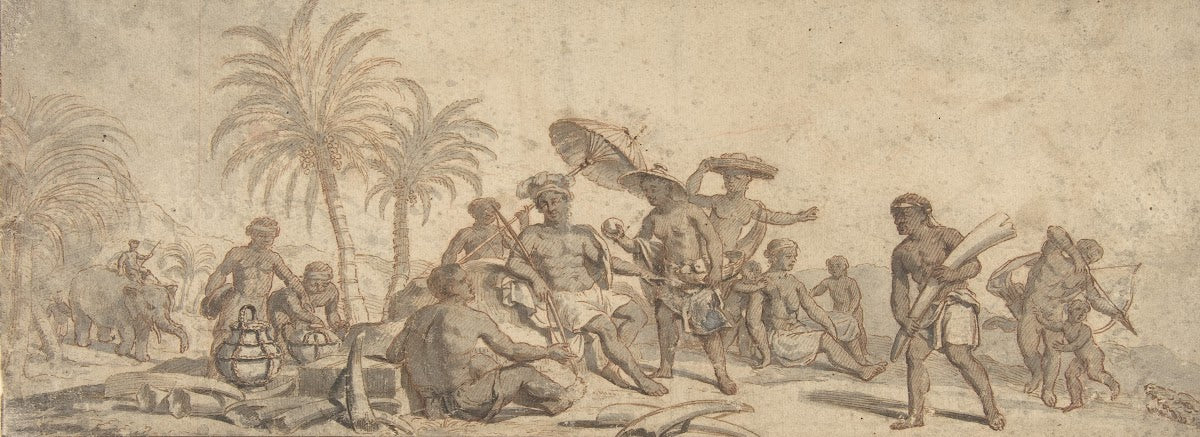 Scene of Africa early 17th century