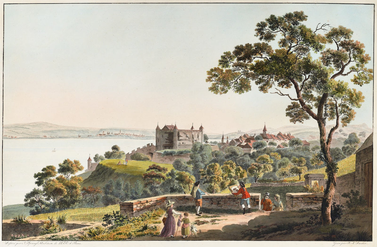 Vue de la Ville de Grandson