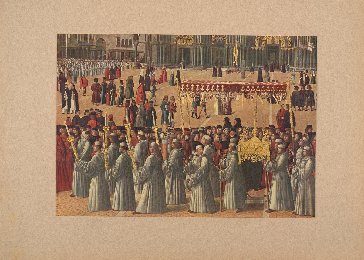 Gentile Bellini Processione di S Marco 1910