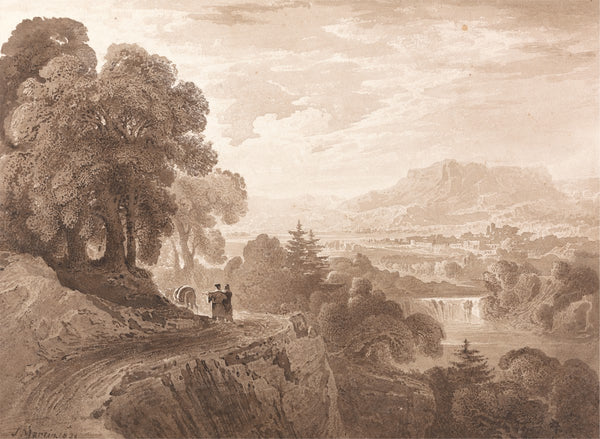 Travelers on a Road above a River 1821