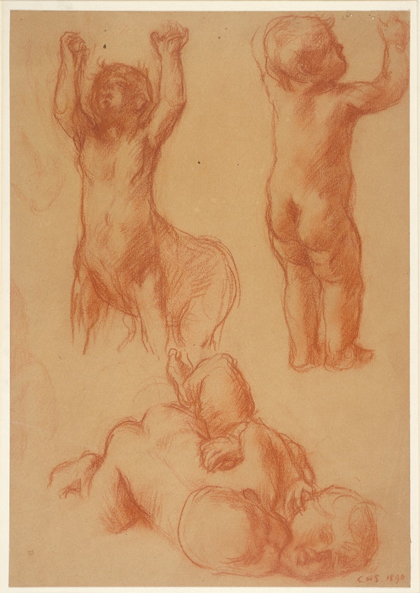 Studies of Children and a Young Centaur 1890