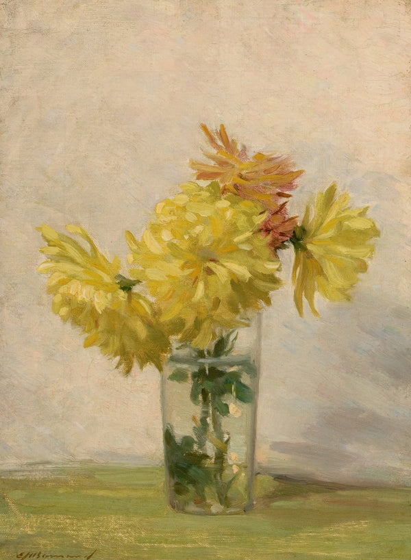 Still Life with Bouquet of Yellow Flowers 1887