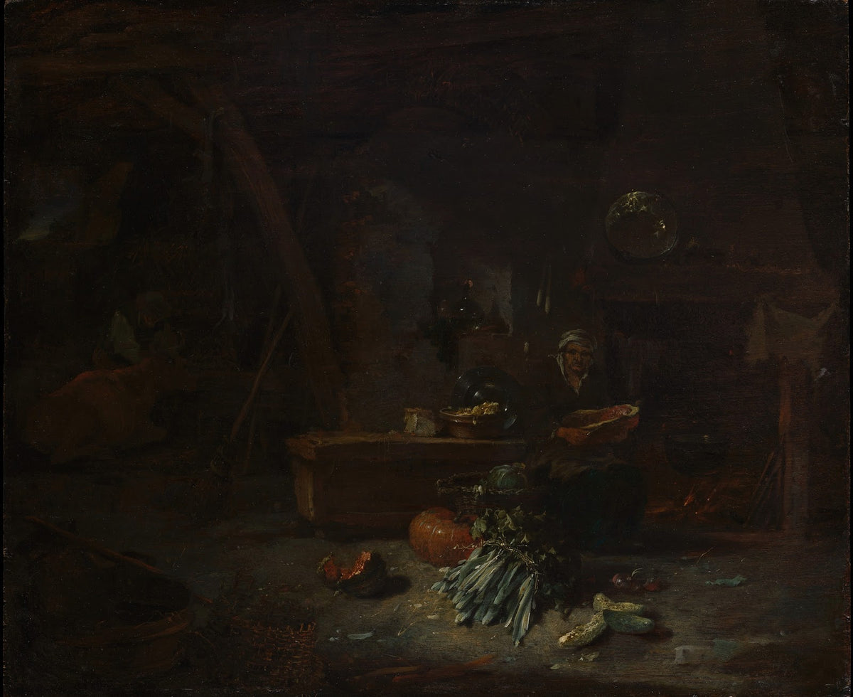 Interior of a Kitchen ca 164244