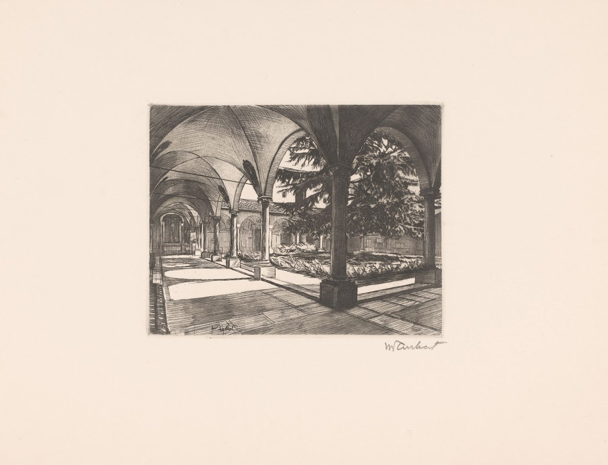 Cloister in Florence 1886 1927