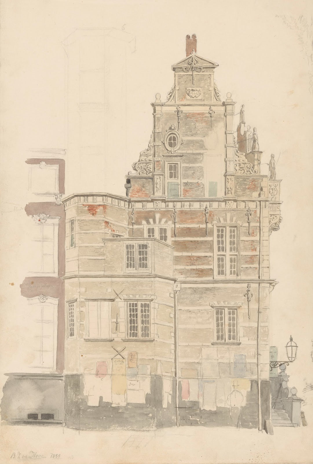 Stadhuis van Den Haag 1855
