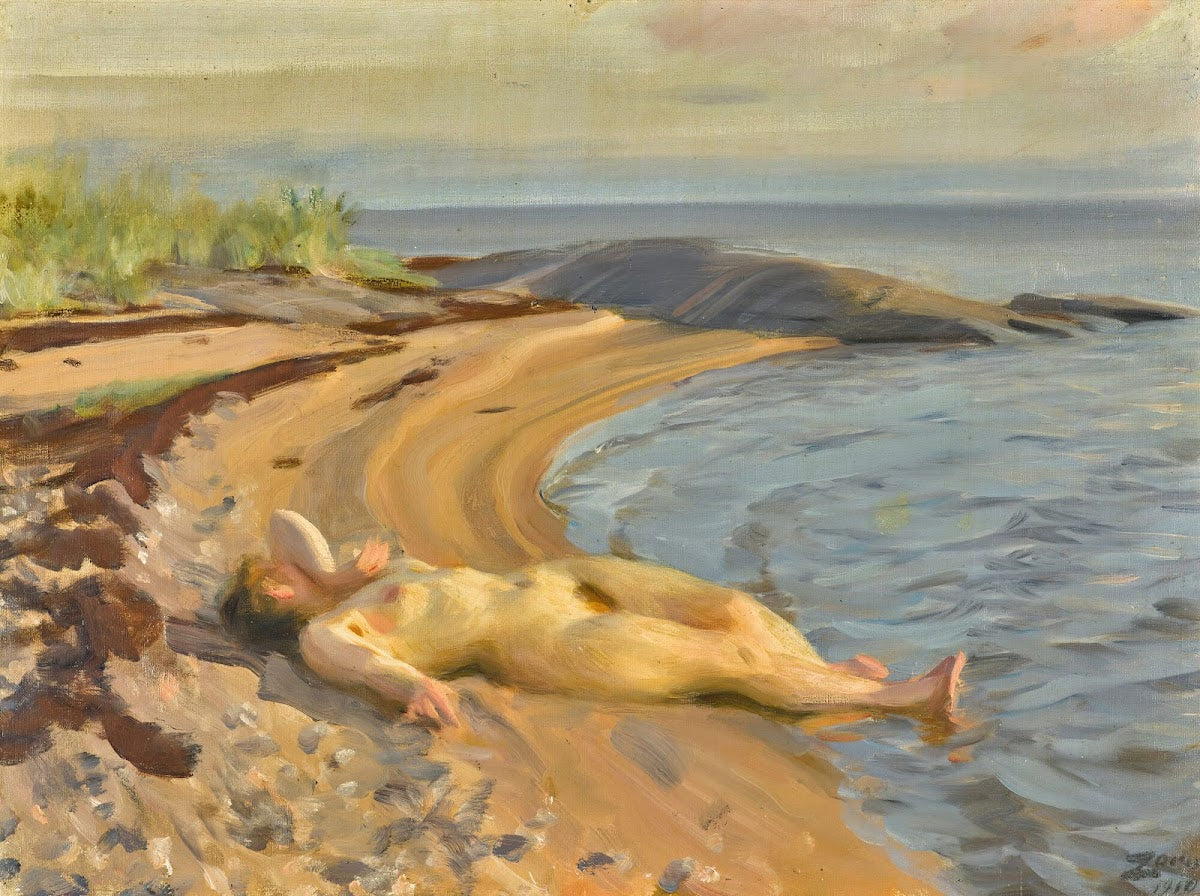 On The Beach 1910