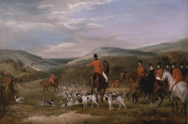 The Berkeley Hunt 1842 The Meet 1842