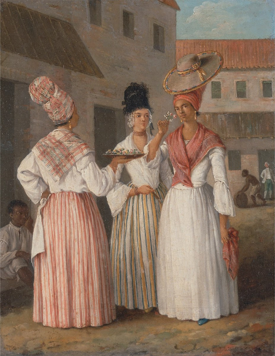 A West Indian Flower Girl And Two Other Free Women Of Color circa 1769