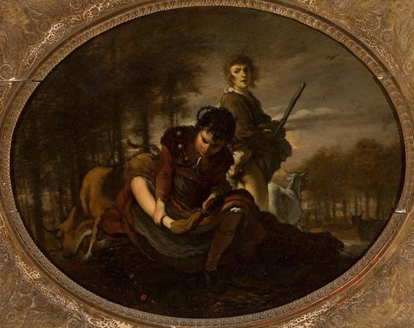 Preparations before crossing the river
