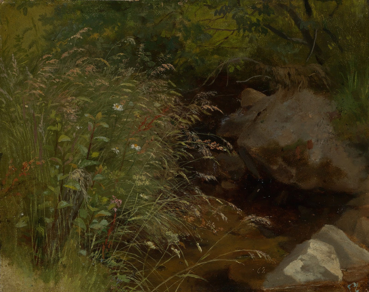 Gräser am Bachrand 1862