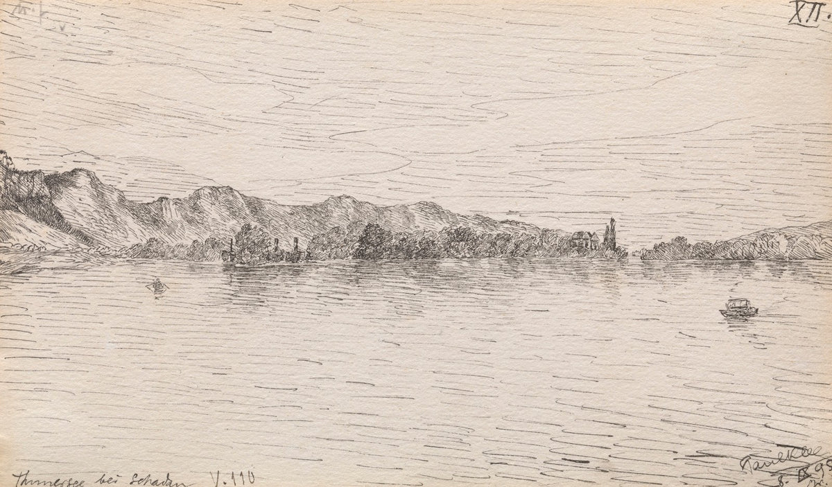 Thunersee near Schadau 1895