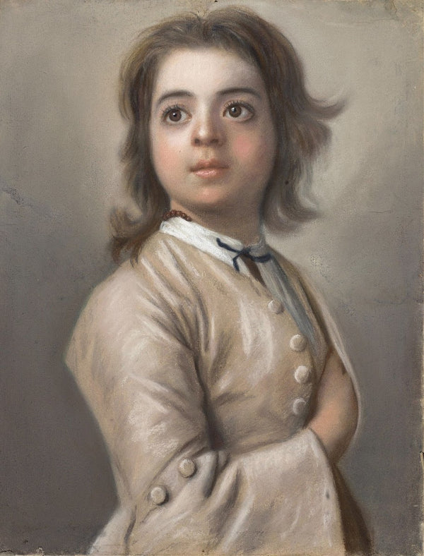 Studie van een jongen ten halven lijve 1736 1738