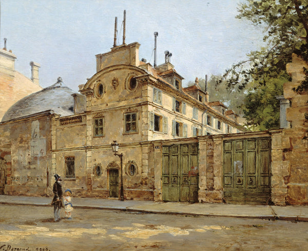 Hôtel de Balzac Entrée et façade sur la rue Fortunée aujourdhui rue Balzac 1880