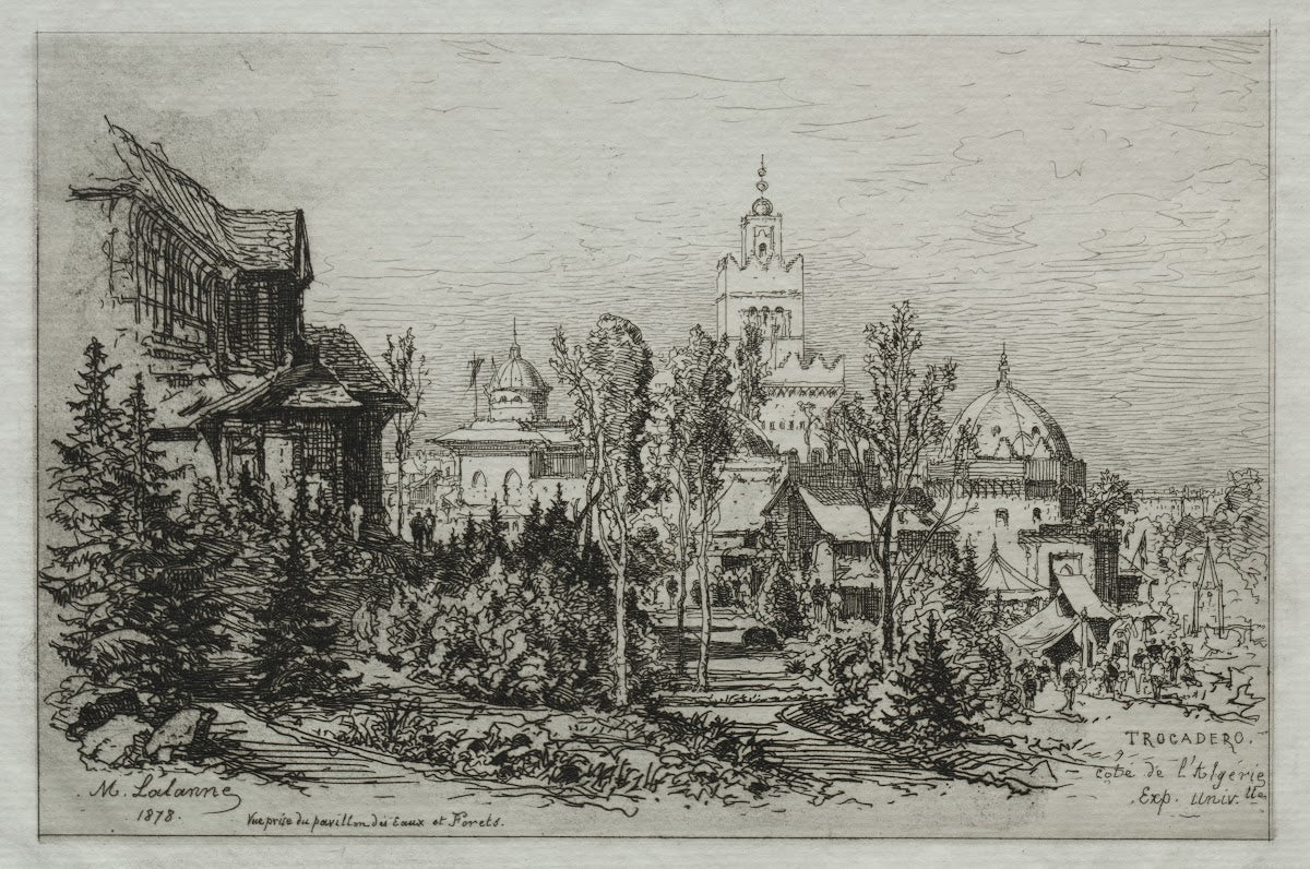 The Algerian Palace at the Trocadero 1878