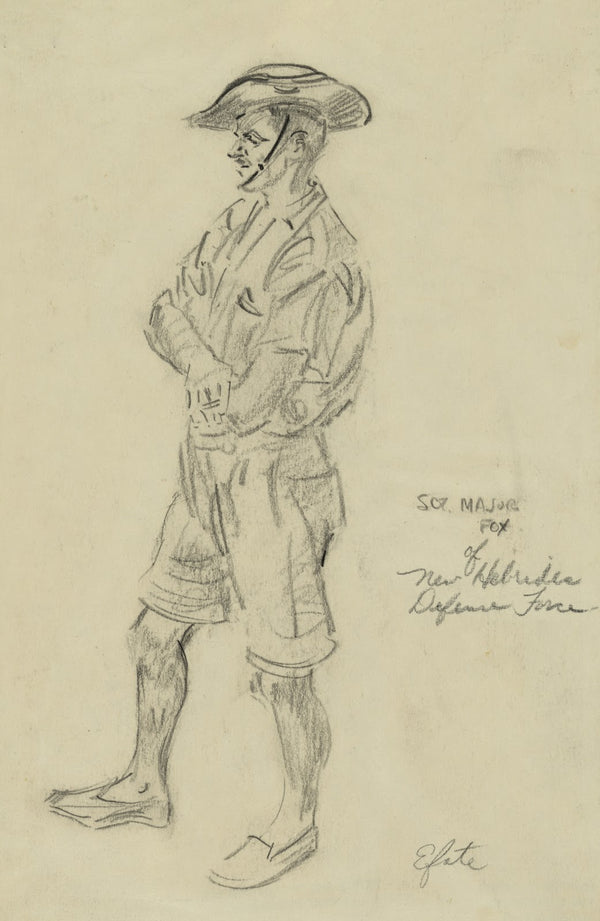 Sgt Major Fox of New Hebrides Defense Force 1942 1943