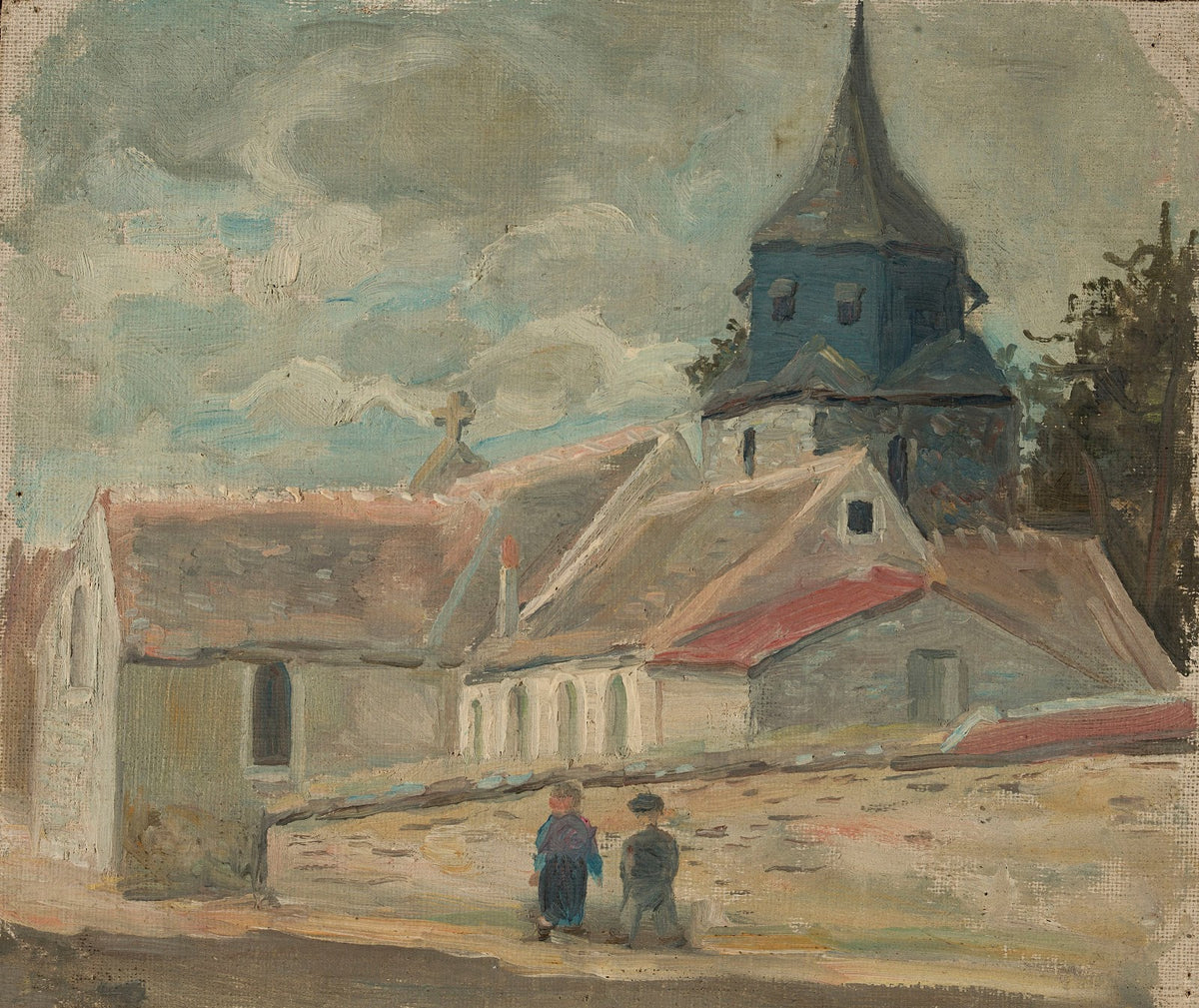 Small village church Breuilpont 1926