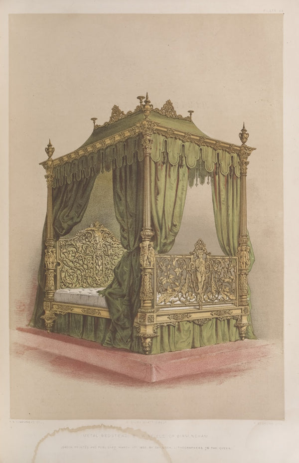 Metal bedstead 1851 1853