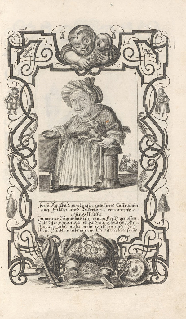 Frau Agatha Zipperlingin Pl 4 1710 1719