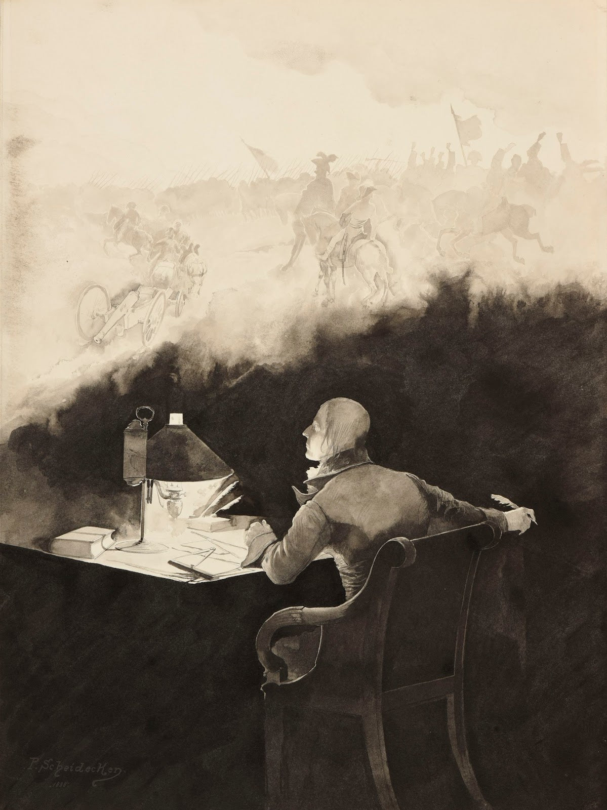 Rouget de Lisle composant la Marseillaise 1888
