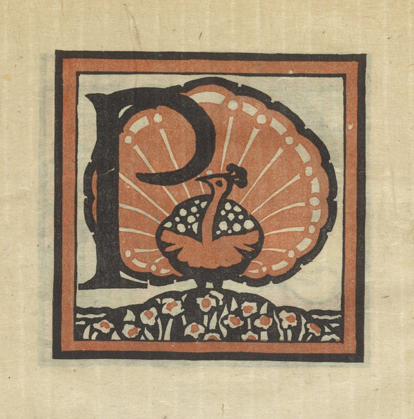 Letters designed and cut on linoleum blocks Pl16 1920