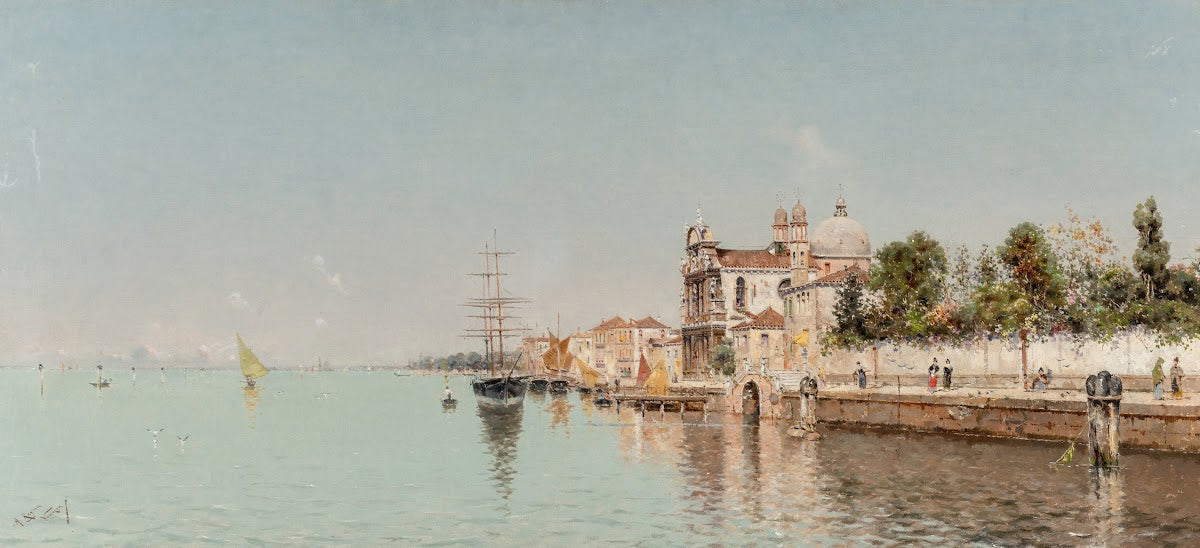 A Venetian waterfront