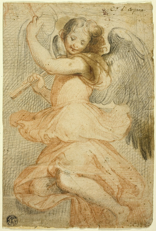 Angel Holding a Flute 1580
