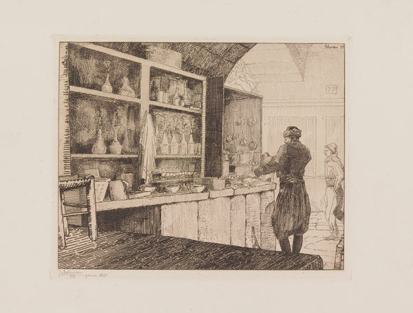 Cafedji au bazar de Smyrne 1911