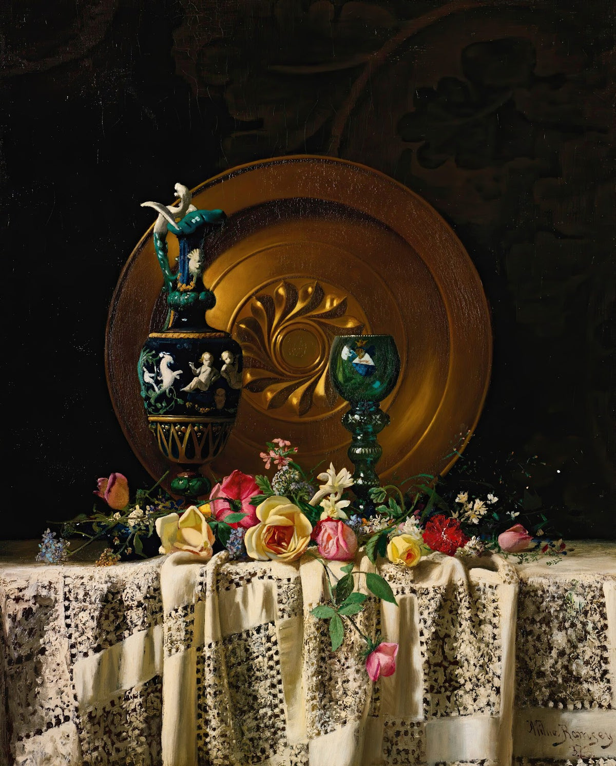 Flowers On A Table