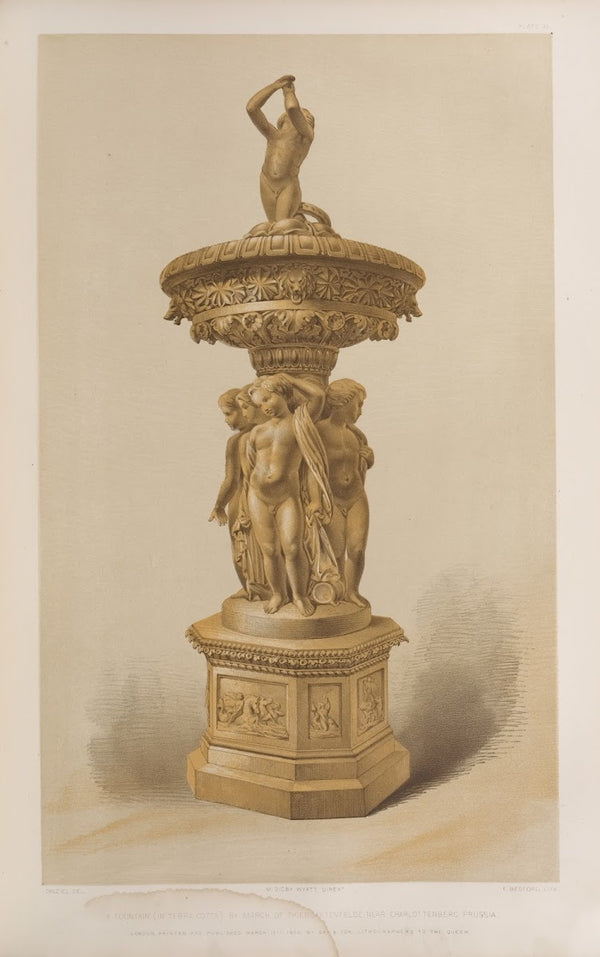 A fountain in terra cotta 1851 1853