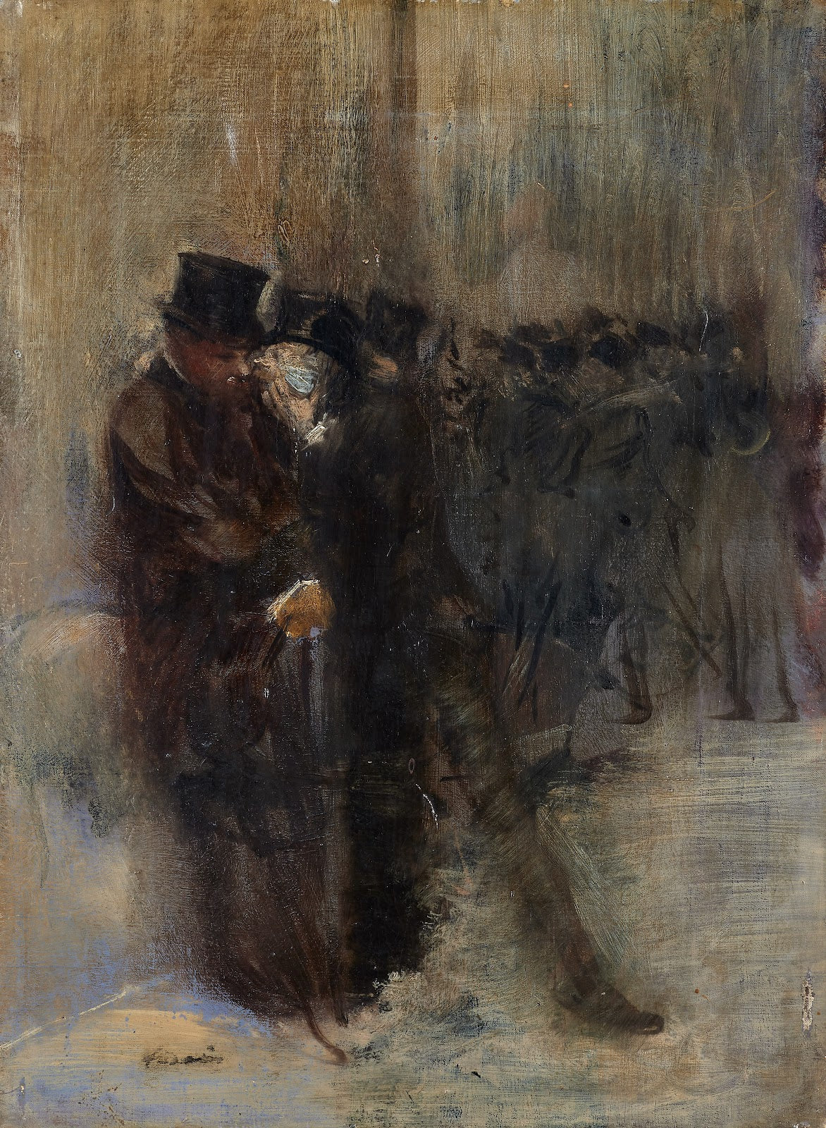Confidences dans les coulisses à lOpéra circa 1880